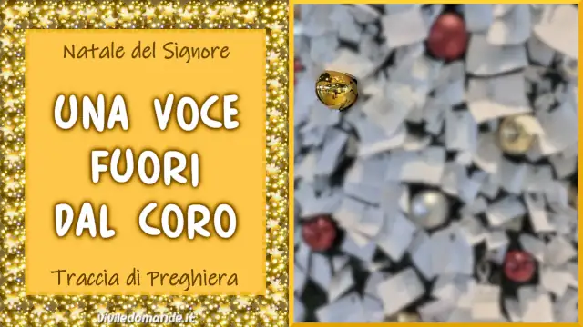 una voce fuori dal coro