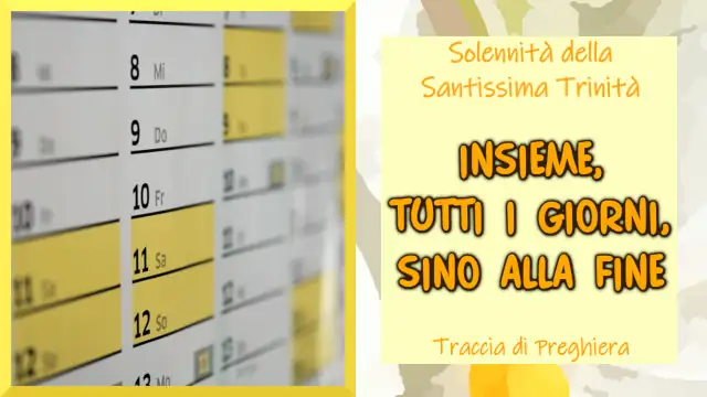 insieme, tutti i giorni, fino alla fine